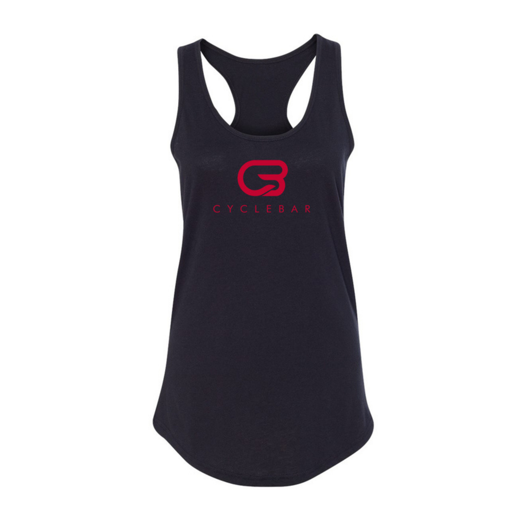 CYCLEBAR- INSTRUCTOR TANK - BLACK/RED